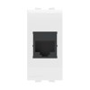 Розетка компьютерная 1-м СП 1мод. Brava RJ45 кат.5E AMP бел. DKC 76646B