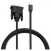 Кабель аудио-видео 1.1v miniDisplayport (m)/DVI-D (Dual Link) (m) 2м. позолоч. контакты черн. (BHP M