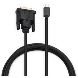 Кабель аудио-видео 1.1v miniDisplayport (m)/DVI-D (Dual Link) (m) 2м. позолоч. контакты черн. (BHP M