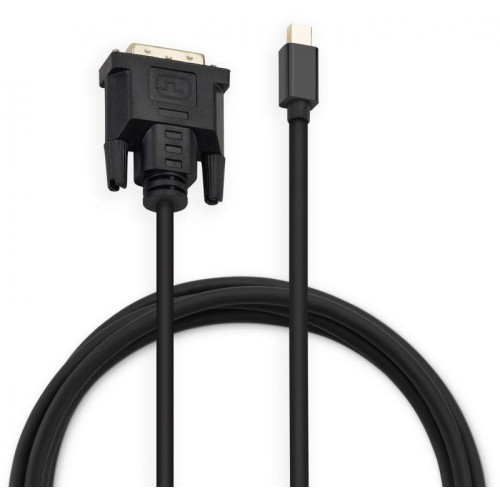 Кабель аудио-видео 1.1v miniDisplayport (m)/DVI-D (Dual Link) (m) 2м. позолоч. контакты черн. (BHP M
