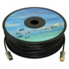 Кабель аудио-видео Fiber Optic HDMI (m)/HDMI (m) 35м. позолоч. контакты черн. 1072463