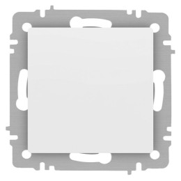 Кнопка Accent 6-109-01М 10А-250В IP20 СУ бел. матов. Intro Б0063604