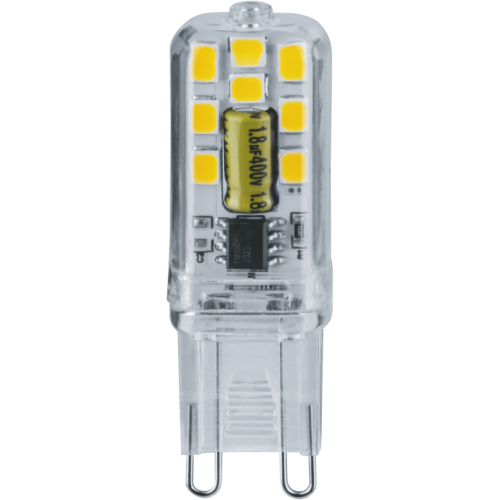 Лампа светодиодная 80 248 NLL-P-G9-3-230-3K-NF прозрачная 3000К тепл. бел. 250лм 220-240В без пульса