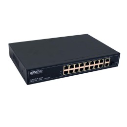Коммутатор PoE SW-61621(300Вт) Fast Ethernet на 16хRJ45 PoE + 2хRJ45 GE + 1 SFP GE порта OSNOVO 1323