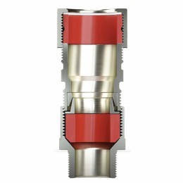 Ввод кабельный серии КА для бронир. кабеля М90х2 d70.8-79мм D81-91мм никелированная латунь IP66/IP68