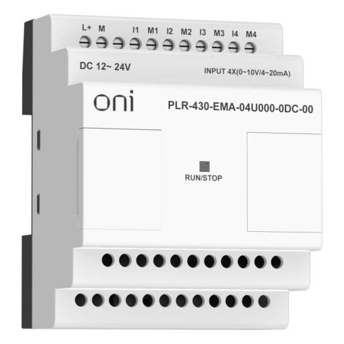 Модуль расширения входов выходов ПЛК 430 4 UI (0-20мА/0-10В) 24В DC ONI PLR-430-EMA-04U000-0DC-00