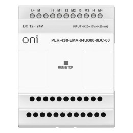 Модуль расширения входов выходов ПЛК 430 4 UI (0-20мА/0-10В) 24В DC ONI PLR-430-EMA-04U000-0DC-00