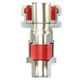 Ввод кабельный универс. серии КАЕРМ для бронир. и небронир. кабеля М20х1.5 d5.8-12мм Dn15 никелирова