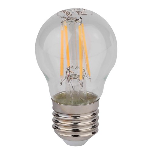 Лампа светодиодная филаментная STAR CLASSIC P 40 4W/827 FIL CL 4Вт шар 2700К тепл. бел. E27 470лм 22