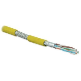 Кабель витая пара экранир. S/FTP кат.6A 4 пары 23 AWG ОЖ solid кажд. пара в фольге общий экран-медн.