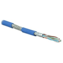 Кабель витая пара экранир. S/FTP кат.6A 4 пары 23 AWG ОЖ solid кажд. пара в фольге общий экран-медн.
