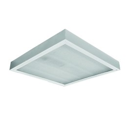 Светильник Crystal LED-05 IP20 УХЛ 4 1230х610х75 накладной под LED лампу рассеив. полимер. опал стал