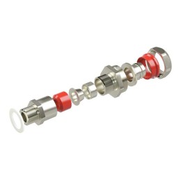 Ввод кабельный универс. серии КАЕРМ для бронир. и небронир. кабеля М50х1.5 d30.8-38мм Dn40 никелиров