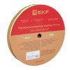 Трубка термоусадочная ТУТ нг 4/2 желт./зел. (уп.200м) EKF tut-4-yg