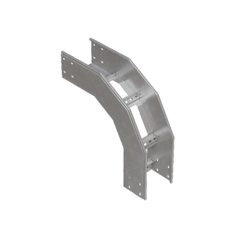 Угол для лотка вертикальный внешний лестн. 90град. 400х150 сталь 2мм LVL90-150-400-2.0 N КМ LO11204