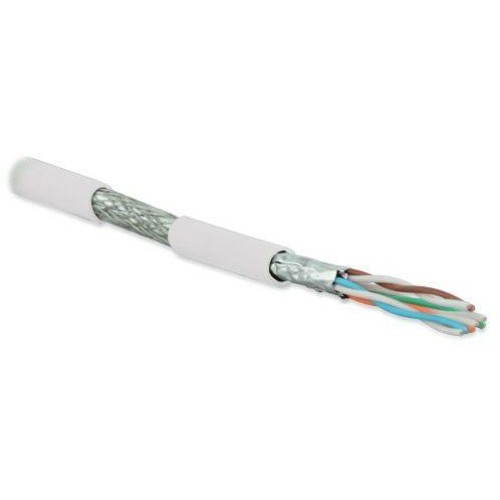 Кабель витая пара экранир. S/FTP кат.6A 4 пары 23 AWG ОЖ solid кажд. пара в фольге общий экран-медн.