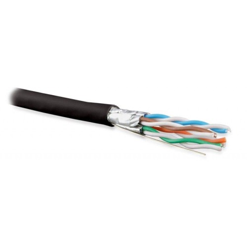 Кабель витая пара U/FTP кат.6A (10GBE) 4 пары 23 AWG ОЖ solid кажд. пара в экране без общего экрана
