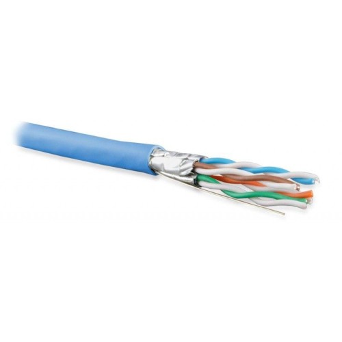 Кабель витая пара U/FTP кат.6A (10GBE) 4 пары 23 AWG ОЖ solid кажд. пара в экране без общего экрана