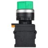 Переключатель 3 полож. 2НЗ с подсветкой зел. MASTER IEK MI-SW60-20XD-4-14-3-K06