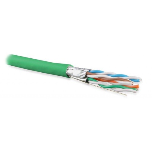 Кабель витая пара U/FTP кат.6A (10GBE) 4 пары 23 AWG ОЖ solid кажд. пара в экране без общего экрана