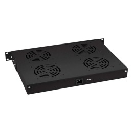Модуль вентиляторный 19дюйм 1U 4 вентилятора черн. JG03-BK Cabeus 8617c