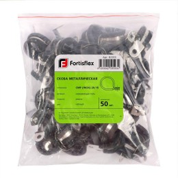 Скоба металлическая СМР (INOX) 65/15 (уп.10шт) Fortisflex 82213