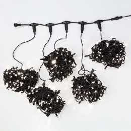 Гирлянда светодиодная "LED ClipLight" 5 нитей х20м 665LED бел. 50Вт 24В IP65 трансф. в компл. Neon-N