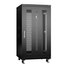 Шкаф монтажный телекоммуникационный напольный ND-05C-22U60/80-BK 19дюйма 22U 600х800х1166мм для расп