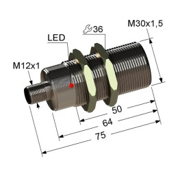 Выключатель бесконтактный PS2-30M75-10B21-C4 (ВБ2.30М.75.10.2.1.C4) МЕГА-К A8010-T200054237