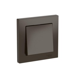 Выключатель 1-кл. AtlasDesign (сх. 1) 10AX быстрозажим. клем. в сборе мокко SE ATN000612S