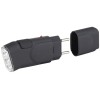 Фонарь аккумуляторный SDA10M 3LED прямое ЗУ евровилка (блист.) Эра C0041258
