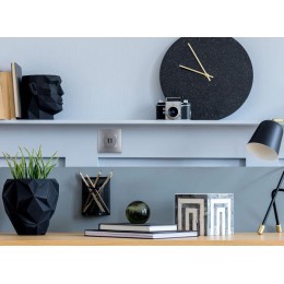 Устройство зарядное Etika с двумя USB-разъемами тип A-тип C 240В/5В 3000мА алюм. Leg 672436