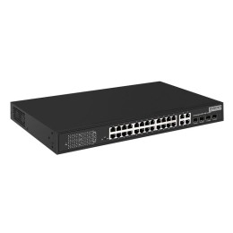 Коммутатор PoE SW-62444(400Вт) Fast Ethernet на 24хRJ45 портов + 4хGE Combo uplink порта OSNOVO 1323