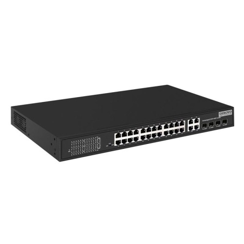 Коммутатор PoE SW-62444(400Вт) Fast Ethernet на 24хRJ45 портов + 4хGE Combo uplink порта OSNOVO 1323