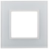 Рамка 1-м 14-5101-01 стекло Elegance бел.+бел. Эра Б0059166