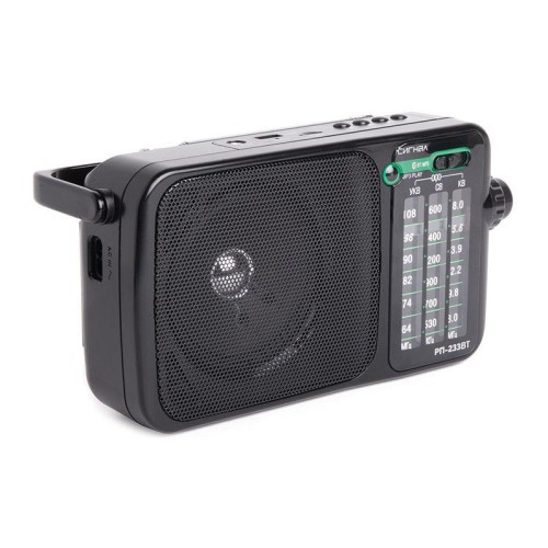 Радиоприемник портативный РП-233BT черн. USB microSD 17844 Сигнал 1434369