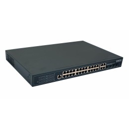 Коммутатор управляемый L2+ PoE SW-8244/L(400Вт) Gigabit Ethernet на 24 RJ45 PoE + 4хGE Combo Uplink