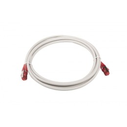 Патч-корд кат.5E F/UTP экранир. LSZH PC-LPM-STP-RJ45-RJ45-C5e-3M-LSZH-GY 3м сер. Hyperline 42338