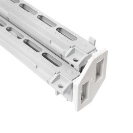 Держатель двойной для установки шин N/PE (без шин) EKF nv-bh-2