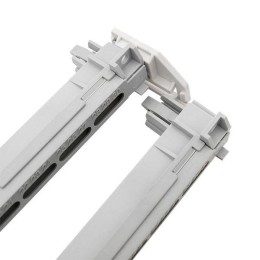 Держатель двойной для установки шин N/PE (без шин) EKF nv-bh-2