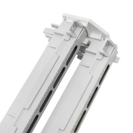 Держатель двойной для установки шин N/PE (без шин) EKF nv-bh-2