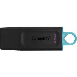 Флеш-диск 64Гбайт DataTraveler Exodia DTX/64Гбайт USB3.1 черн./голуб. KINGSTON 1424000