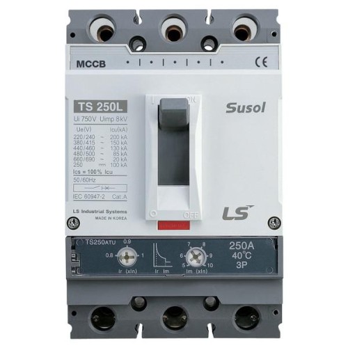 Выключатель автоматический 4п 4т 200А 50кА TS250N FTU LS Electric 106020900