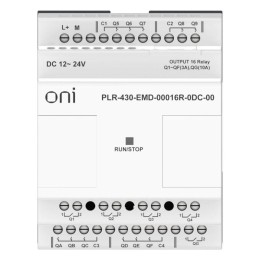 Модуль расширения входов выходов ПЛК 430 16 RO 24В DC ONI PLR-430-EMD-00016R-0DC-00