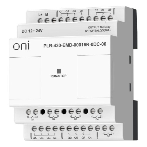 Модуль расширения входов выходов ПЛК 430 16 RO 24В DC ONI PLR-430-EMD-00016R-0DC-00