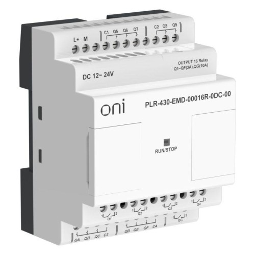 Модуль расширения входов выходов ПЛК 430 16 RO 24В DC ONI PLR-430-EMD-00016R-0DC-00