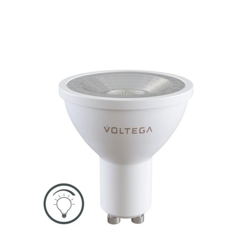 Лампа светодиодная Simple MR16 6Вт 2800К GU10 38град. DIM Voltega 7108