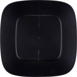 Выключатель 2-кл. СП Valena Allure 10А IP20 250В с лицев. панелью безвинтов. зажимы механизм антраци