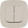 Выключатель 2-кл. СП Valena Allure 10А IP20 250В с лицев. панелью безвинтов. зажимы механизм сл. кос