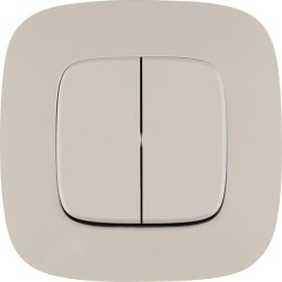 Выключатель 2-кл. СП Valena Allure 10А IP20 250В с лицев. панелью безвинтов. зажимы механизм сл. кос